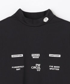 PW CIRCULUS 【WOMEN】メッシュコンビ モックネック  ゴルフウェア レディース