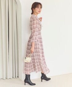 Feroux 【洗える】プリーツ ワンピース