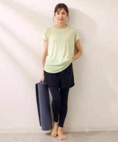 OP／FILA 【Kappa】フィットネスウェア 3点セット Ｔシャツ＋ショートパンツ＋レギンス