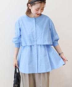 AMERICAN HOLIC サッカーティアードロングブラウス