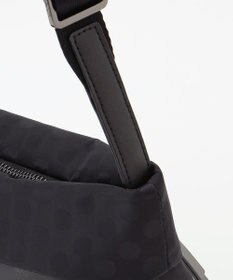 Y'SACCS はっ水ドットジャカード リサイクルレザーコンビ ショルダー