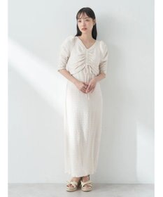 earth music&ecology やわらかカットソーレイヤード見えワンピース