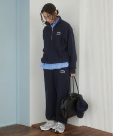 WEGO 【ANGIE VINTAGE】ワンポイント刺繍 裏毛 スウェットパンツ