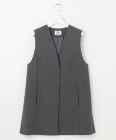 J.PRESS LADIES L 【洗える】T/Rアルガンシルク ジレ