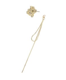 YECCA VECCA ニュアンスメタルチェーンピアス