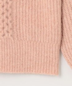 ANY SIS S 【低身長企画】ケーブルコンパクト ニット