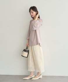 earth music&ecology マジョリカプリーツプルオーバー