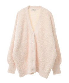 earth music&ecology ロングシャギーカーディガン