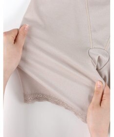 Wing ガードル ソフトな着用感 綿混素材(身生地部) おなか押さえ ロング丈 NV0761 ウイング／ワコール