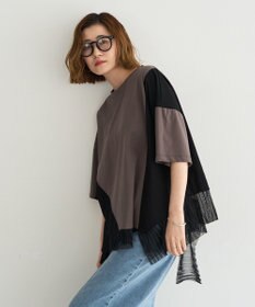 YECCA VECCA 裾アシメデザインプルオーバー