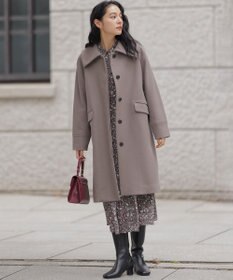 組曲 ウールモッサステンカラー コート