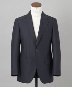 GOTAIRIKU 希少/五大陸限定【御幸毛織】コンパクトヤーン×SUPER120'sWOOL　グレー（ペーパープレス加工）