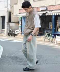 WEGO 【SMLサイズ展開】イージー3Dバレルレッグデニムパンツ