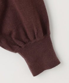 Feroux 【洗える】ラッフルコンビ ニット