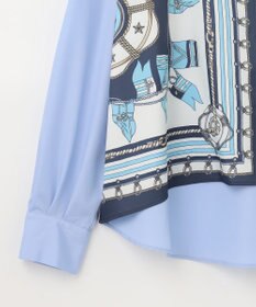 GRACE CONTINENTAL マリンスカーフコンビシャツ