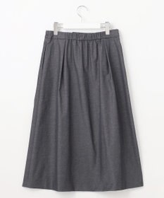 J.PRESS LADIES L 【洗える・吸水速乾・接触冷感】リネンツイル スカート