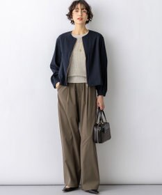 23区 【先行予約】ナチュラルスラブストレッチ ワイドパンツ