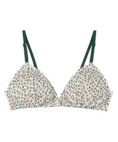 une nana cool MADE WITH LIBERTY FABRIC 【綿混】三角ノンワイヤーブラ