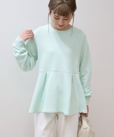 AMERICAN HOLIC 袖ボリュームペプラムスウェット