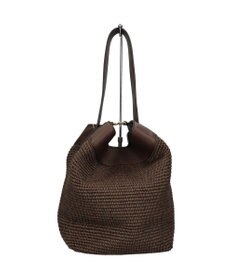 INTER-CHAUSSURES 【LORISTELLA】ワンハンドル異素材コンビネーション巾着バッグ