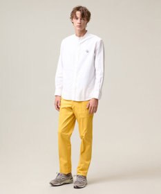 J.PRESS MEN 洗練されたシルエットと機能美【ストレッチ】トリコチン ステムテーパードパンツ