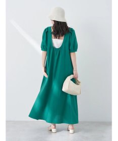 earth music&ecology リサイクルポリエステルブレンドＡラインワンピース