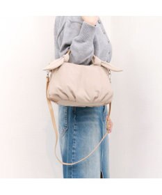 UNBILLION カシュカシュ cachecache / 下がりリボンナイロン2wayミニトートバッグ