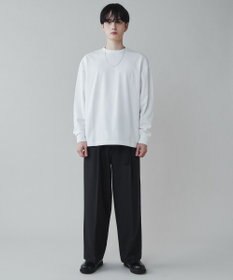 WEGO トロミ　ベルト付きワイドスラックス