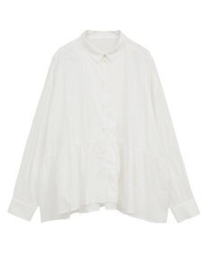 CRAFT STANDARD BOUTIQUE ペプラム長袖ブラウス