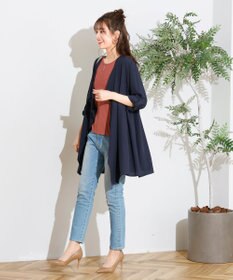 Tiaclasse L 【洗える】軽さが魅力のドレープコート