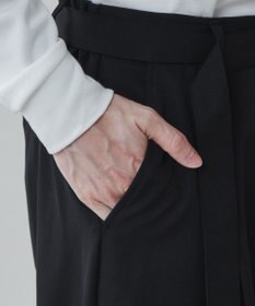 WEGO トロミ　ベルト付きワイドスラックス