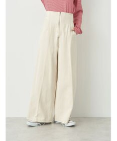 earth music&ecology フロントジップデニムパンツ