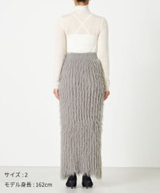NAVE 【ReNAVE・洗える】メルティーシャギーニット スカート