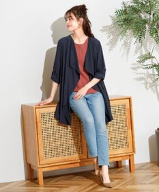 Tiaclasse L 【洗える】軽さが魅力のドレープコート