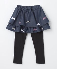 ANY KIDS デニム ニット スカッツ