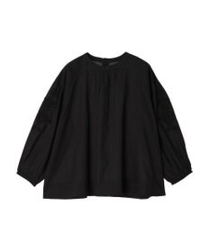 CRAFT STANDARD BOUTIQUE モチーフ刺繍ピンタックブラウス