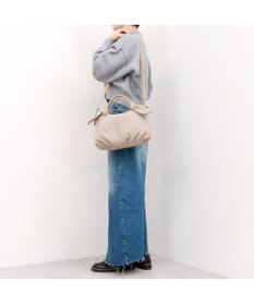 UNBILLION カシュカシュ cachecache / 下がりリボンナイロン2wayミニトートバッグ