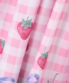 ANY KIDS ギンガム×フルーツ ワンピース水着