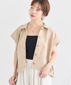 earth music&ecology コクーンフォルムシャツ