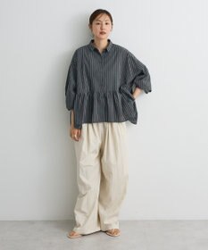 CRAFT STANDARD BOUTIQUE ペプラム長袖ブラウス