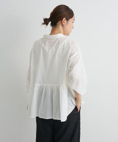 CRAFT STANDARD BOUTIQUE ペプラム長袖ブラウス