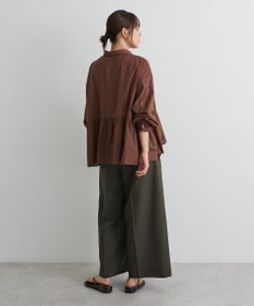 CRAFT STANDARD BOUTIQUE ペプラム長袖ブラウス