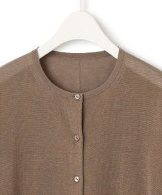 ICB 【洗える】 ウールアセテートハイゲージ カーディガン