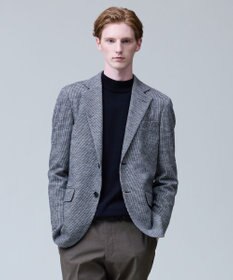 J.PRESS MEN 【セットアップ対応 / ストレッチ】SOFAニット ストレッチジャージー ジャケット ブラック系8