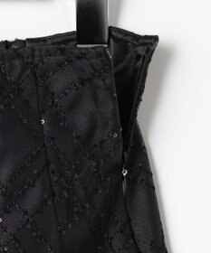 Feroux きらめきチェックフレア スカート