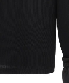 earth music&ecology フリルスリーブリブプルオーバー