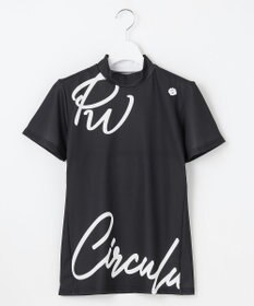 PW CIRCULUS 【吸水速乾 / 伸縮性抜群】【WOMEN】筆記体ロゴ COOLベンチレーションモック T