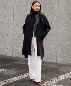 23区 【Oggi1月号/CLASSY.11月号掲載】ウーステッドウール リブタートルネック ニット