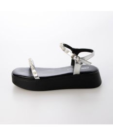 MODE ET JACOMO <noyau>パールデザイン厚底スポーツサンダル