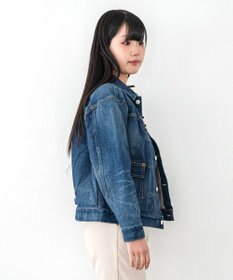 caqu modern jacket type 2nd. デニムジャケット USED WASH